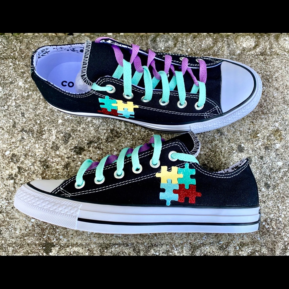 Autism Converse All Star Superwoman Ladies Shoe - Picture 4 of 6